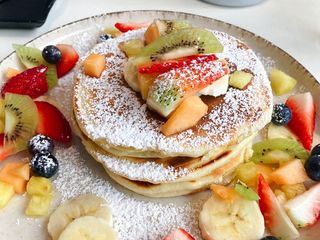 Pancake fruits rouges Friends