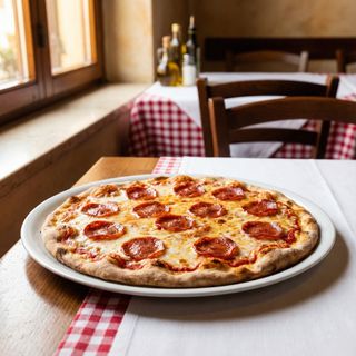 Pizza Pepperoni – Style Romain