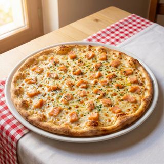 Pizza Saumon Fumé - Style Romain