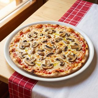 Pizza Margherita Champignon – Style Romain