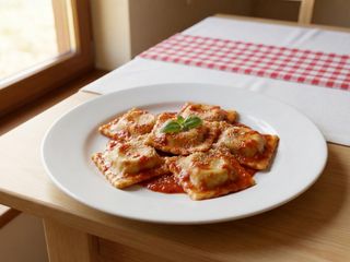 Ravioli Ricotta épinards, fait maison