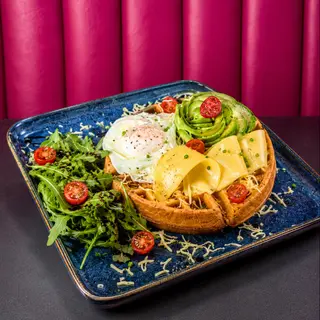 Egg & Avocado ( gaufre ou  crêpe)