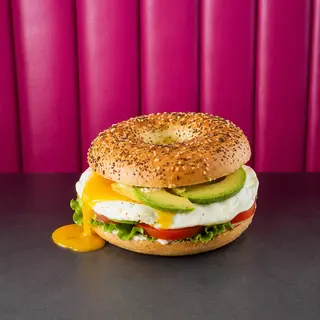 Avocado Club Bagel 