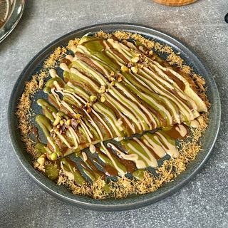 Crêpe pistache kunefe