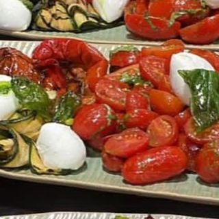 Assortiment de légumes grillés et Mozzarella