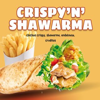 CRISPY ‘N’ SHAWARMA ROLL