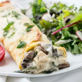 Crepe Poulet champignons 