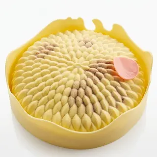 Mousse blanche framboise