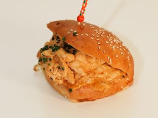 mini sandwich poulet mariné