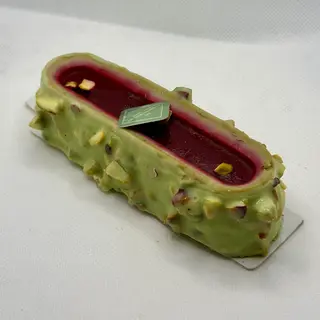 finger pistache framboise