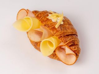 mini croissant jambon fromage