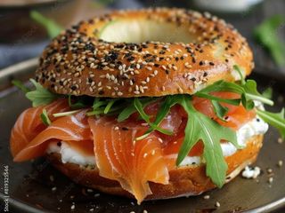 MINI BAGEL SAUMON FETA