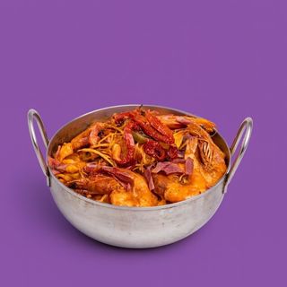 Pasta crevettes cajun