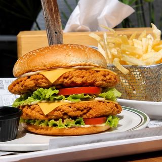 Double Chicken Burger