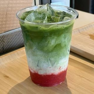 Iced Strawberry Matcha