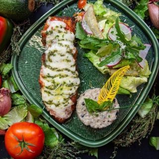 Poulet À La Milanaise Parmigiana