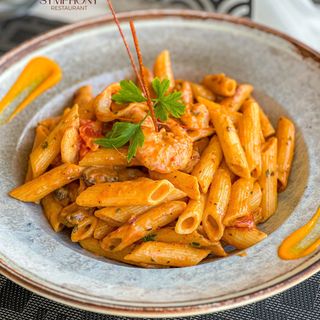 PENNE ROSE AUX FRUITS DE MER