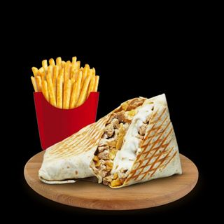 Tacos viande hachée + frite