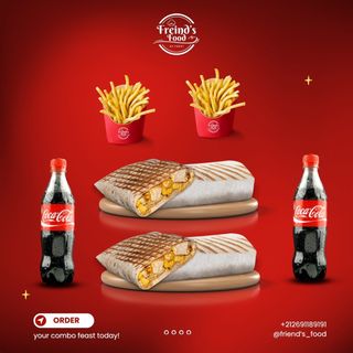 Combo Duo Tacos Nuggets + 2 frite + Boisson