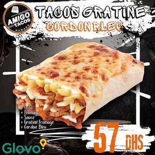 Tacos Gratiné Cordon Bleu