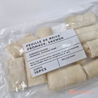 FEUILLE DE BRICK FROMAGE, SAUMON