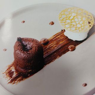 Fondant au chocolat glace vanille