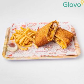 Tacos Crispy saucisses