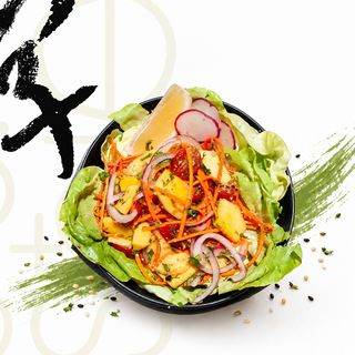 Salade mangue cacahuète