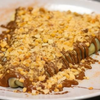 Crêpe nutella et amandes 