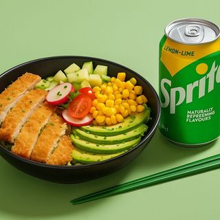 Salade Poulet Crispy + Boisson au choix