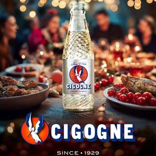 CIGOGNE EN VERRE 25CL
