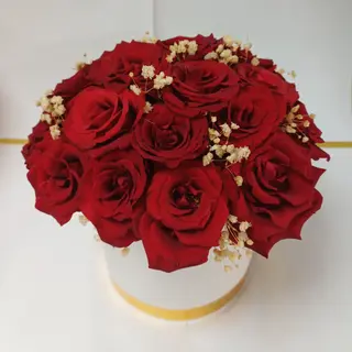 Box roses Rouges