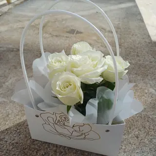 Panier mini blanc