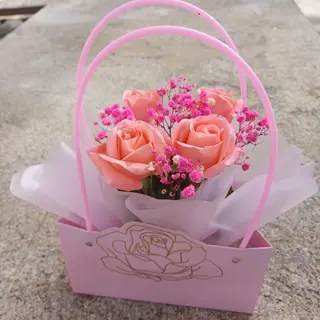 Panier mini Rose