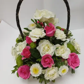 Panier blanc fichia
