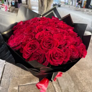40 roses rouges