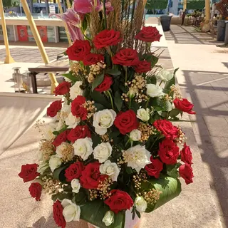 Composition florale haute