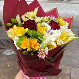 Bouquet mélange frésia