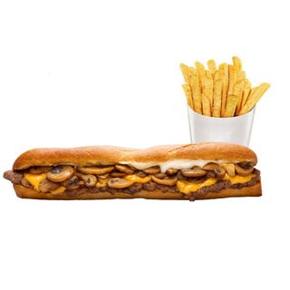 Mushroom Beef Sandwich