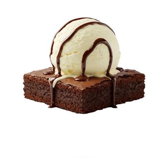 Brownie glacé