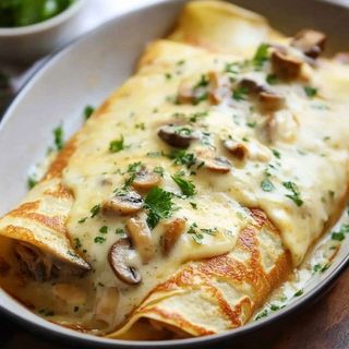 Crêpe Poulet Champignons