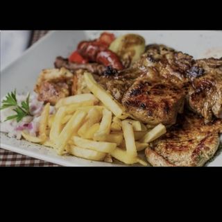 Plat mixte et 25cl coca