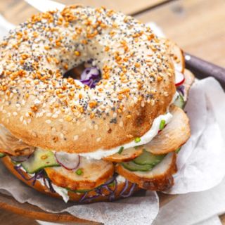 Bagel poulet 