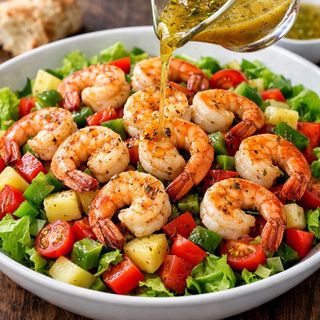 Gambas salade
