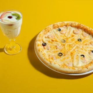 Pizza Fruits De Mer+ Dessert au Choix