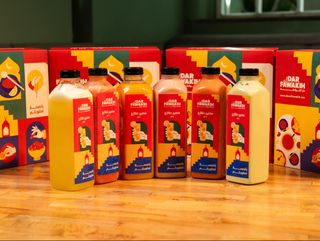 Jus D’orange et Fraise