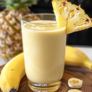 Smoothie banane ananas
