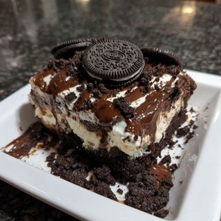 Brownies chocolat oreo