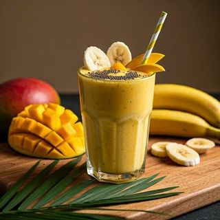 Smoothie banane mango