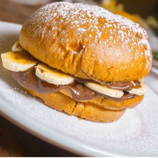 Sweet burger Nutella banane